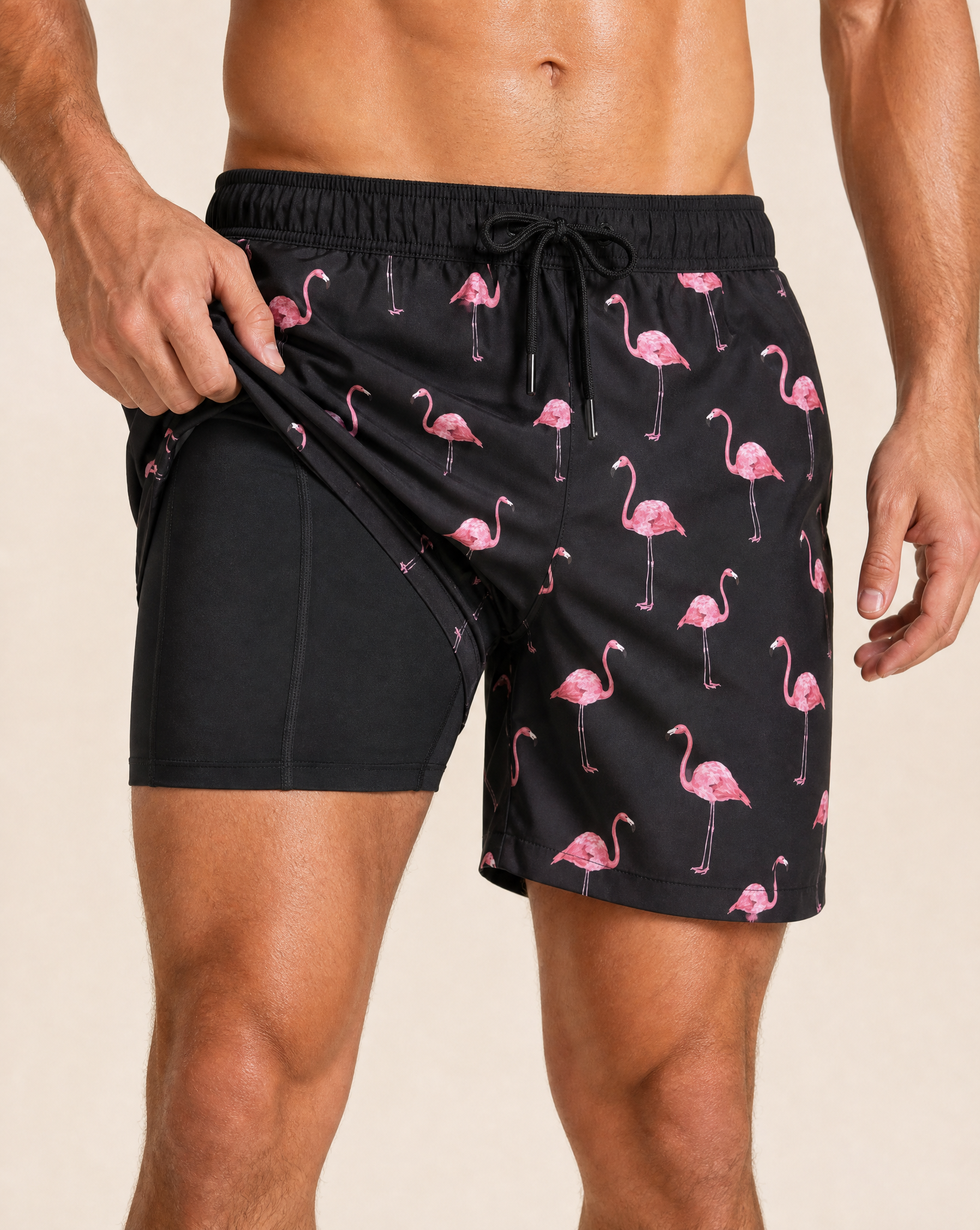 Aquatech™ Hybrid 2-in-1 Badbyxa - Black Flamingo
